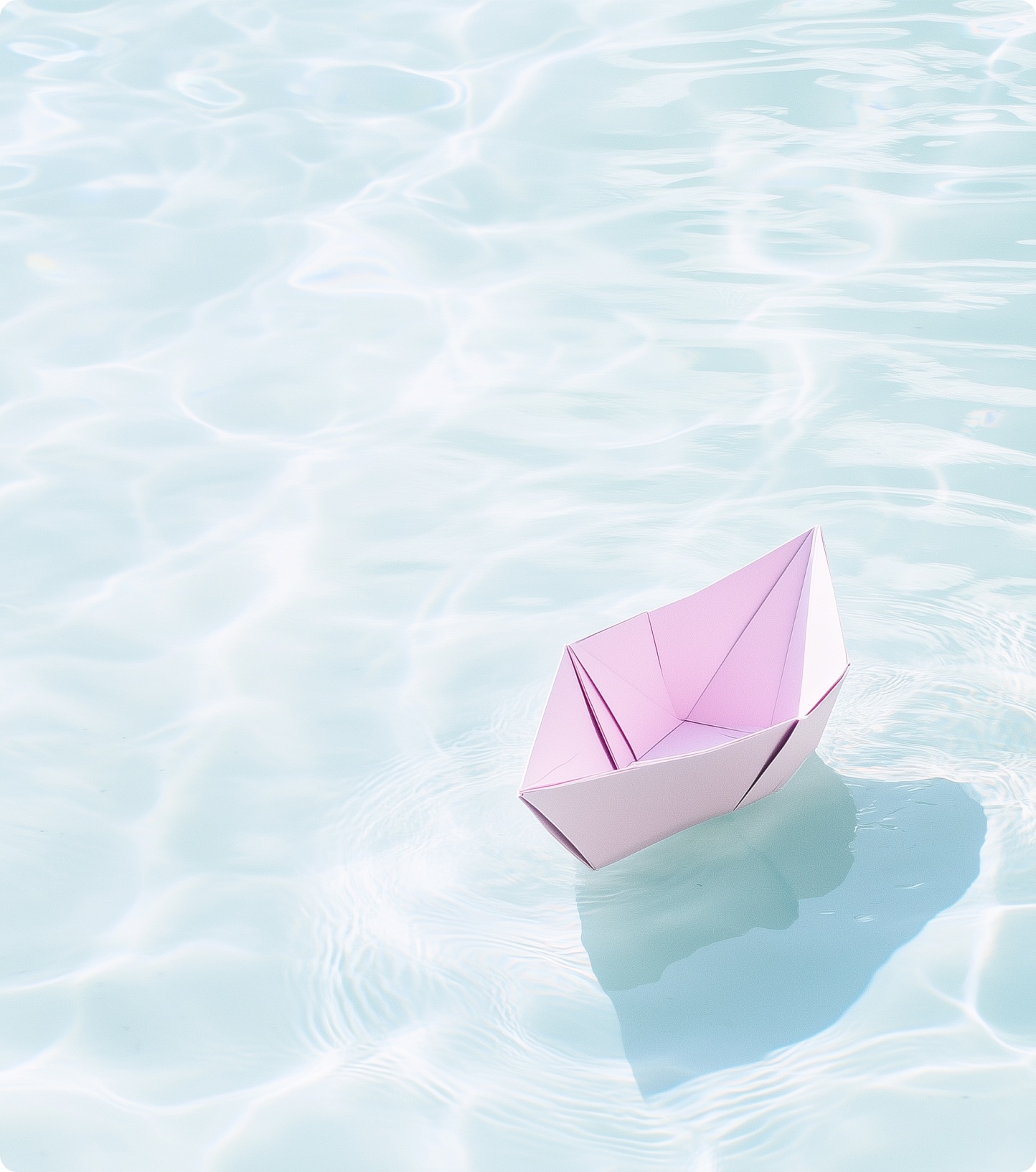 Barquinho na piscina, fotografia fine art